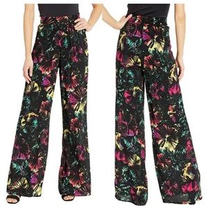 NWT BCBG Tropical Print Multi Color Palazzo Pants